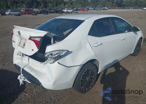 2015 Toyota Corolla S Plus z USA, uszkodzony, nr VIN 2T1BURHE5FC404380